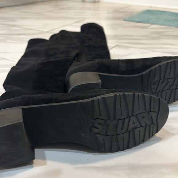 Stuart Weitzman 5050 Boots In Suede Size 6M BLACK SUEDE - Picture 14 of 14